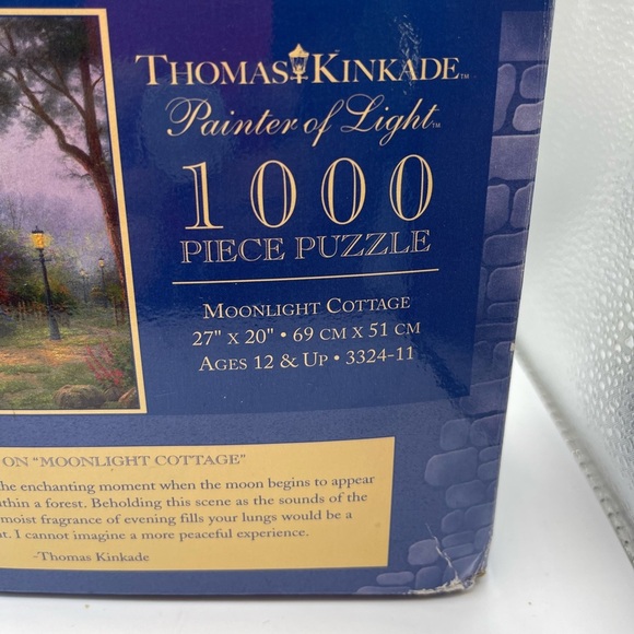 Thomas Kinkade 1000 Piece Jigsaw Puzzle Vintage Rare Complete Family Fun Artist - Picture 6 of 13